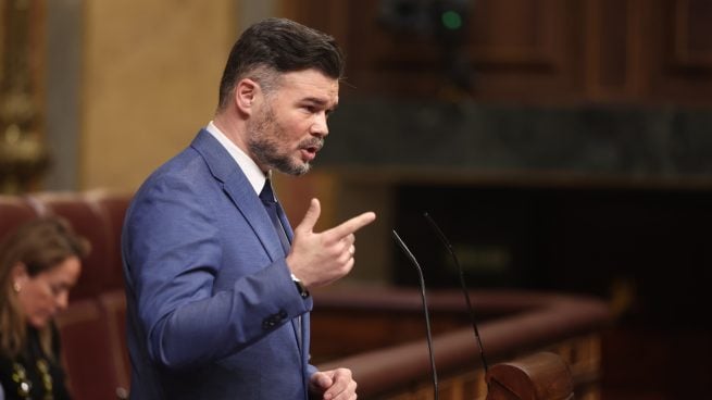 Gabriel Rufián, diputado de ERC, ataca al Real Madrid.
