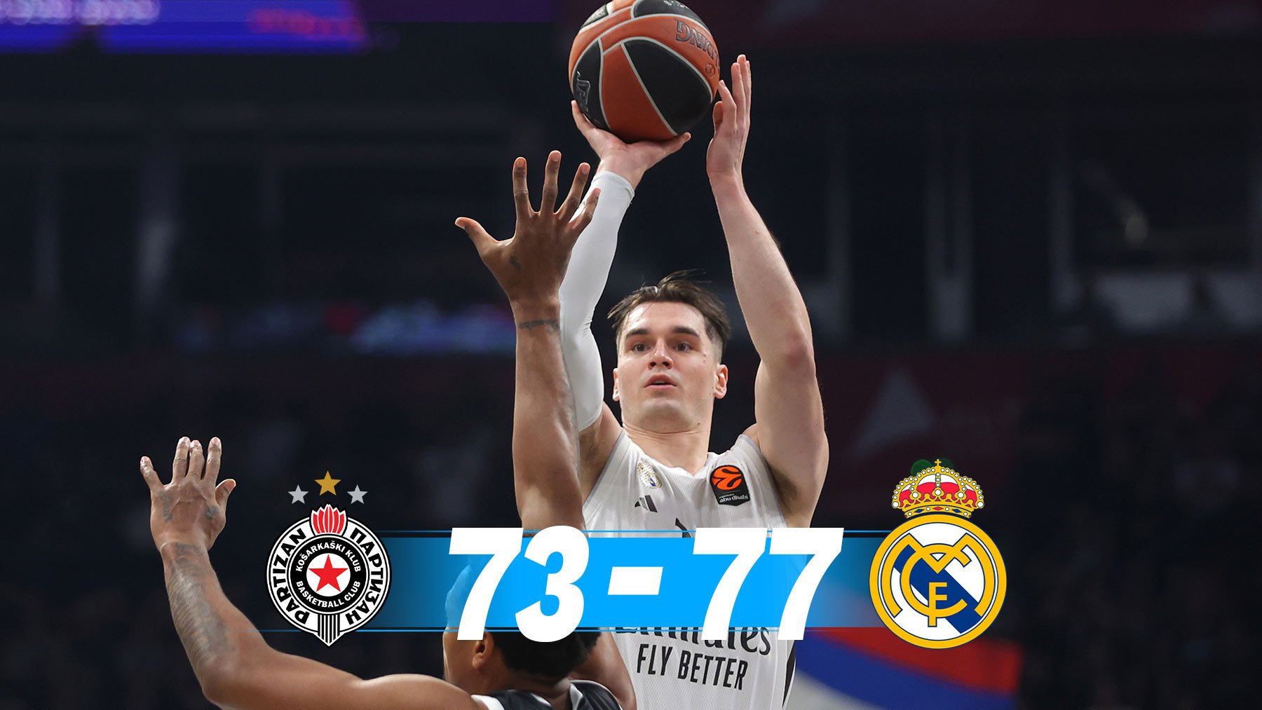 El Real Madrid saca una victoria sufrida en Belgrado y rompe su mala racha fuera de casa