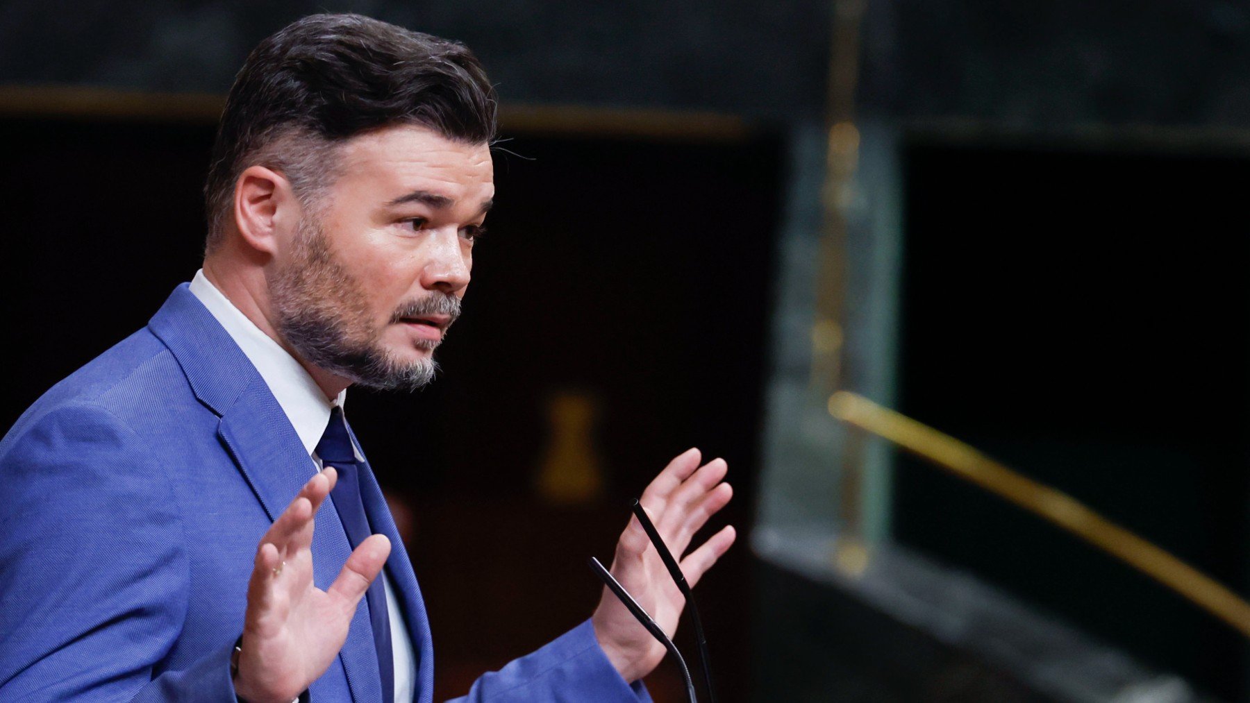 Rufián no para con su antimadridismo: otra vez ataca al Real Madrid tras ponerse líder de la Liga