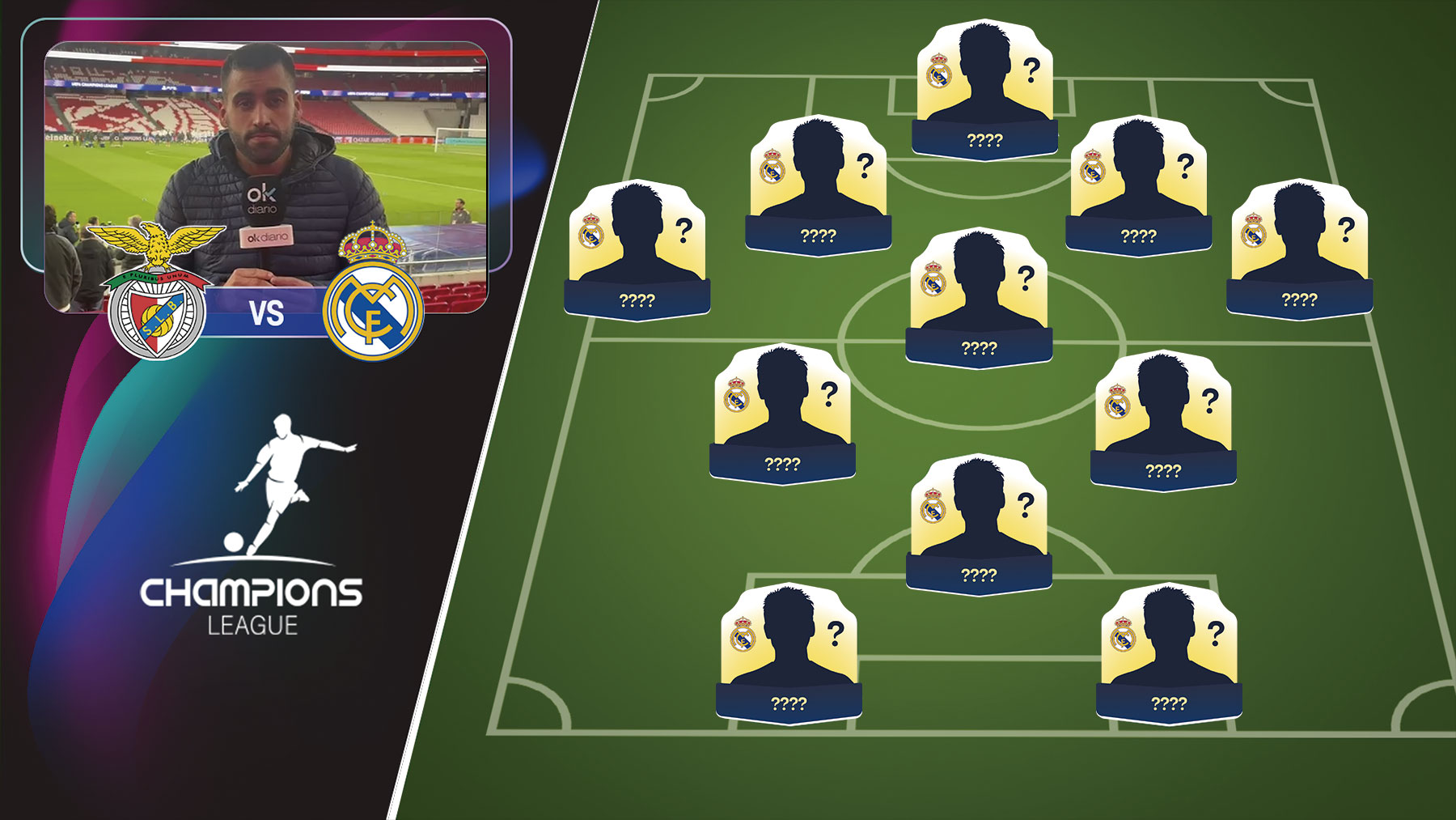 Alineación del Real Madrid contra el Benfica: Mbappé será titular y Arbeloa ya tiene equipo