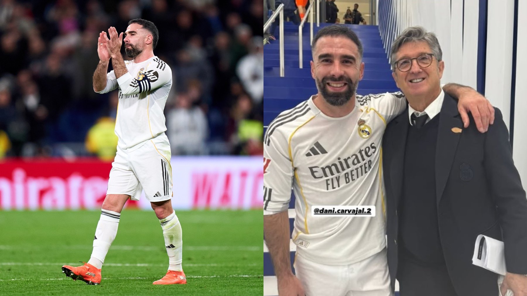 El cariñoso mensaje de Chendo a Carvajal: ¡Leyenda!