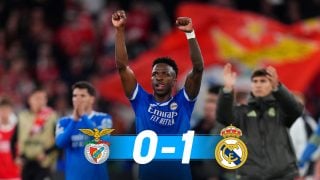 Vinicius lideró la victoria del Real Madrid.