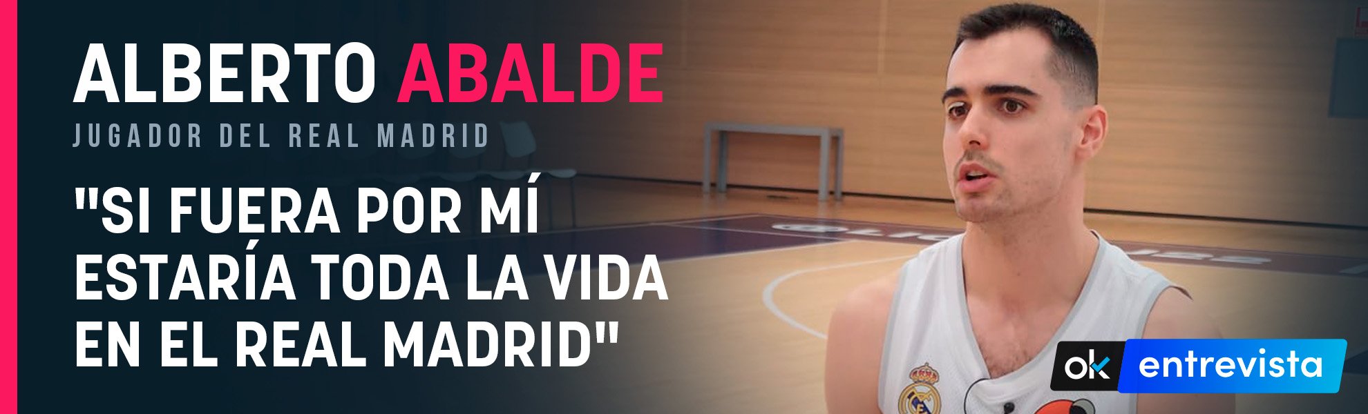 Abalde: Si fuera por mí estaría toda la vida en el Real Madrid