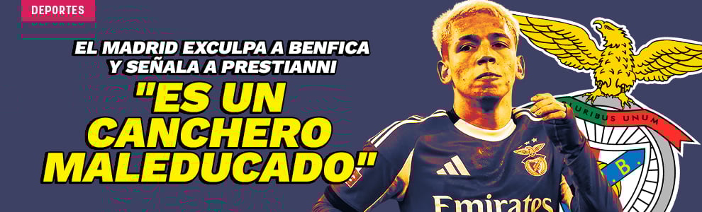 El Real Madrid exculpa al Benfica y señala a Prestianni: Es un canchero maleducado