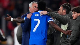 Vinicius y Mourinho.