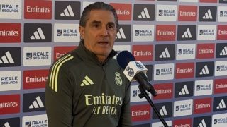 Scariolo atiende a los medios antes de la Copa del Rey. (Okdiario)
