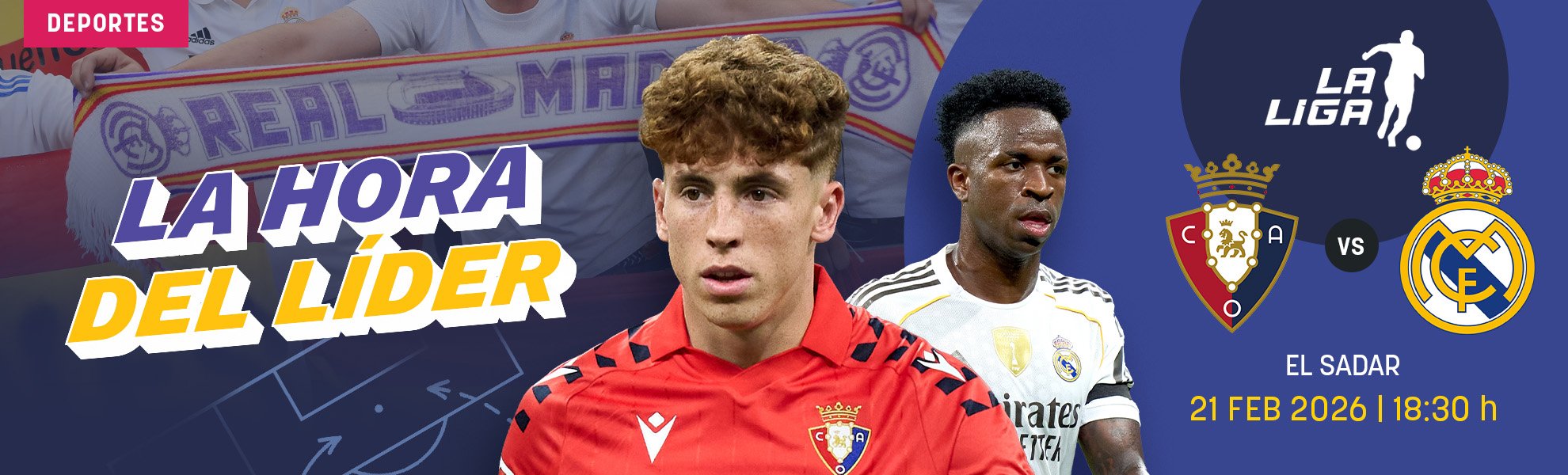 Osasuna-Real Madrid: la hora del líder