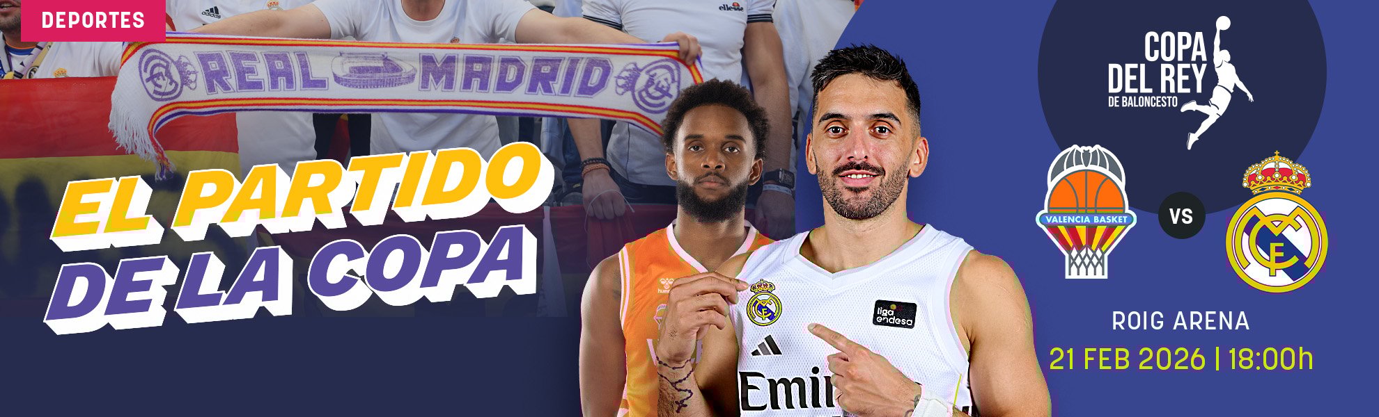Valencia Basket-Real Madrid: el partido de la Copa del Rey