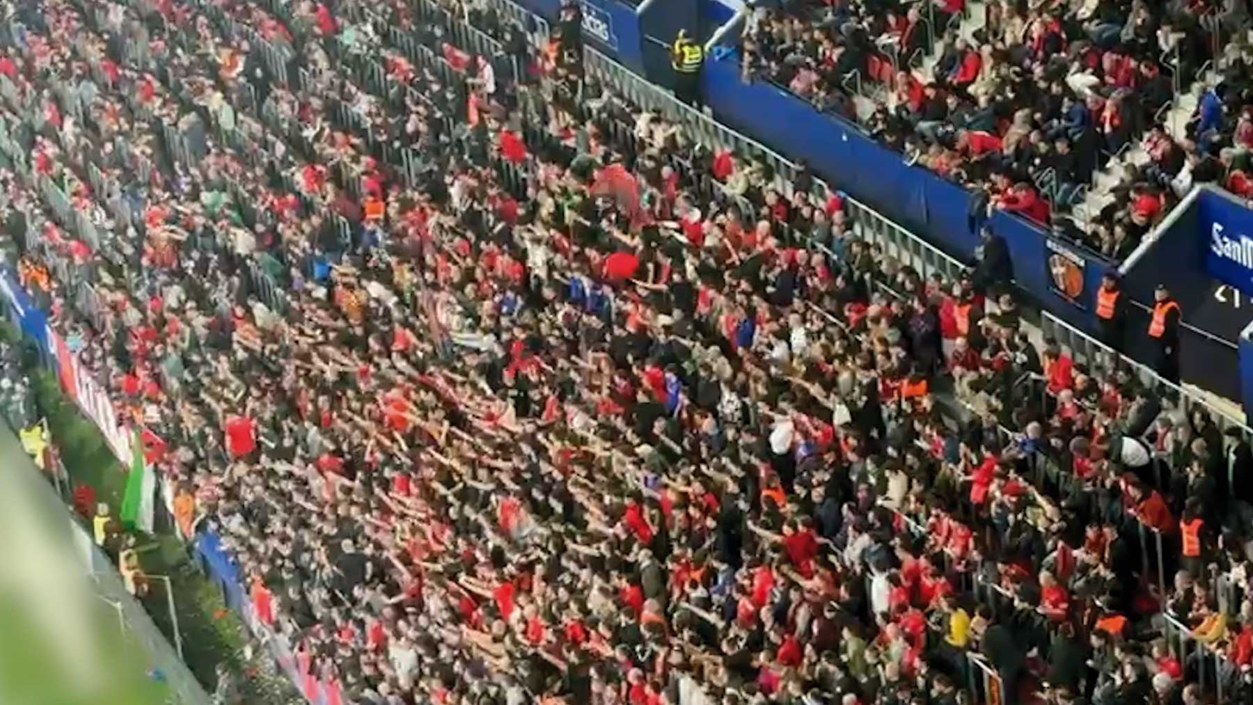 Lamentable: la afición de Osasuna cantó ¡Vinicius, muérete!