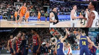 Valencia Basket-Real Madrid y Baskonia-Barcelona en semifinales.