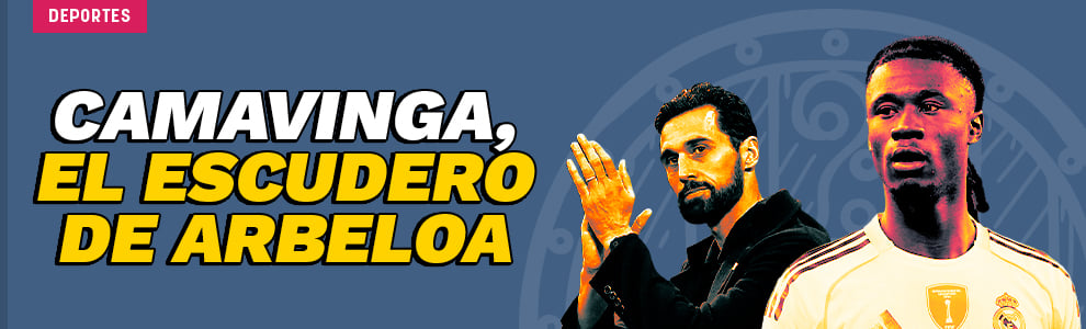 Camavinga, el escudero de Arbeloa