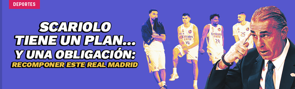 Scariolo tiene un plan… y una obligación: recomponer este Real Madrid