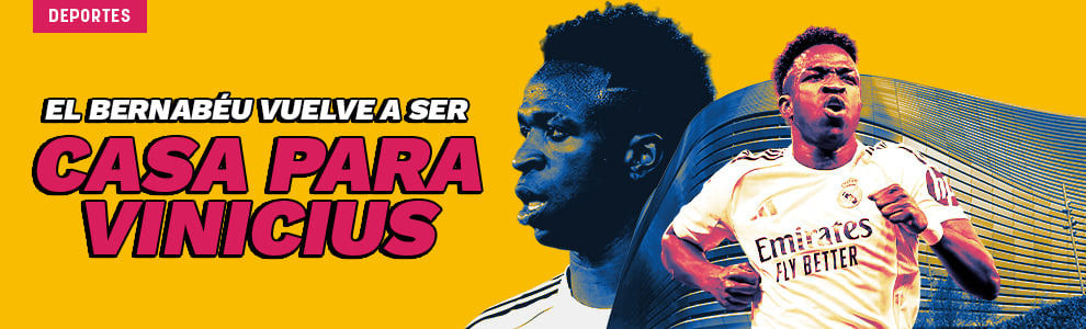 El Bernabéu vuelve a ser casa para Vinicius