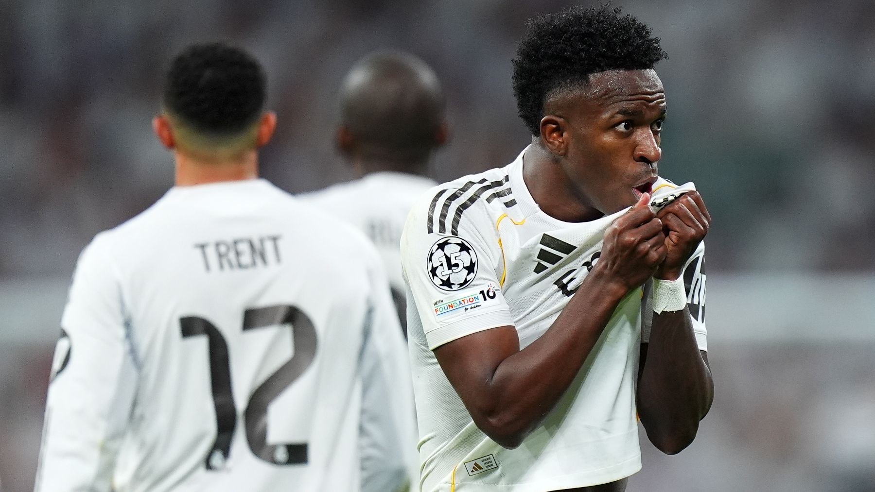 Vinicius habla en el campo