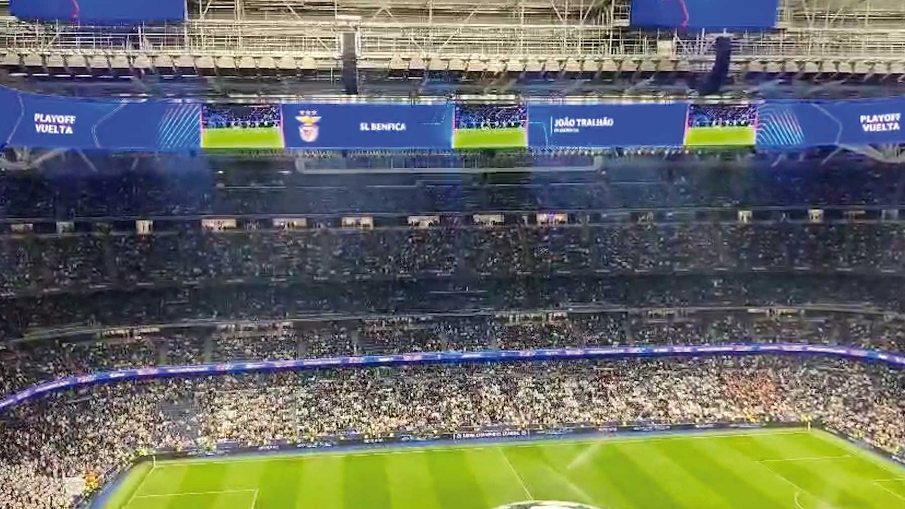 Sin recibimiento a Mourinho: la megafonía del Bernabéu nombra al segundo entrenador del Benfica