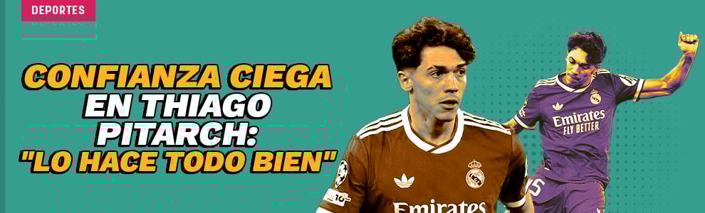 Confianza ciega en Thiago Pitarch: Lo hace todo bien