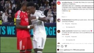 Vinicius y Lopes Cabral tras el partido y el mensaje contra el futbolista del Benfica.