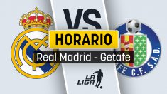 Horario del Real Madrid – Getafe: cuándo es el derbi y dónde ver gratis por televisión en partido de la Liga.