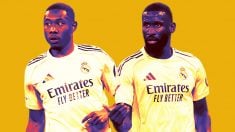 Antonio Rüdiger y David Alaba.