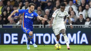 Vinicius Junior en una jugada del Real Madrid-Getafe (Europa Press)