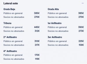 Entradas Real Madrid-Manchester City