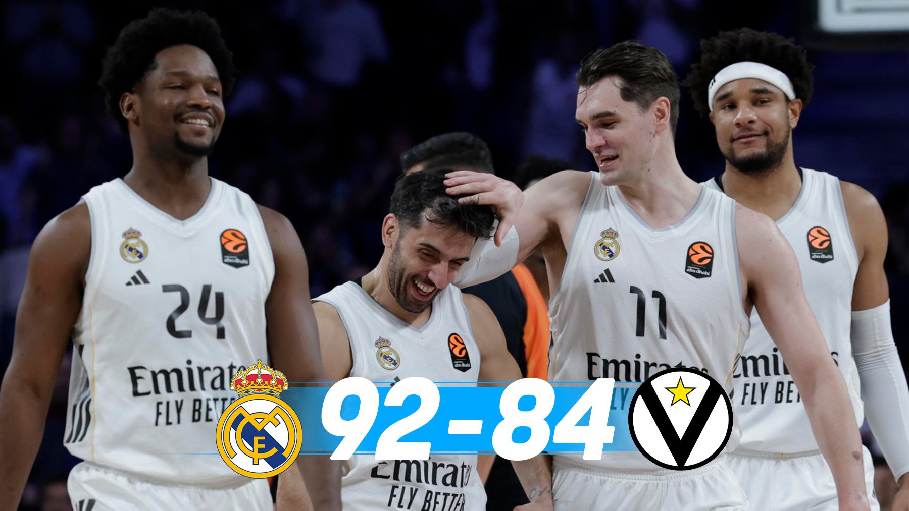 El Real Madrid se remanga para vencer a la Virtus y se aúpa al tercer puesto de la Euroliga