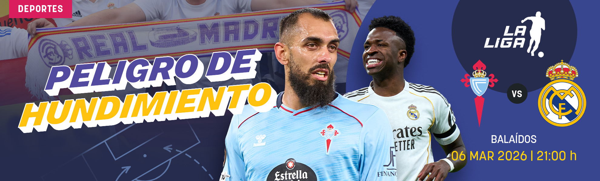 Celta-Real Madrid: peligro de hundimiento