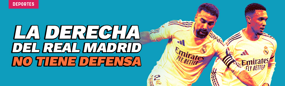 La derecha del Real Madrid no tiene defensa