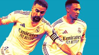 La derecha del Real Madrid no tiene defensa.