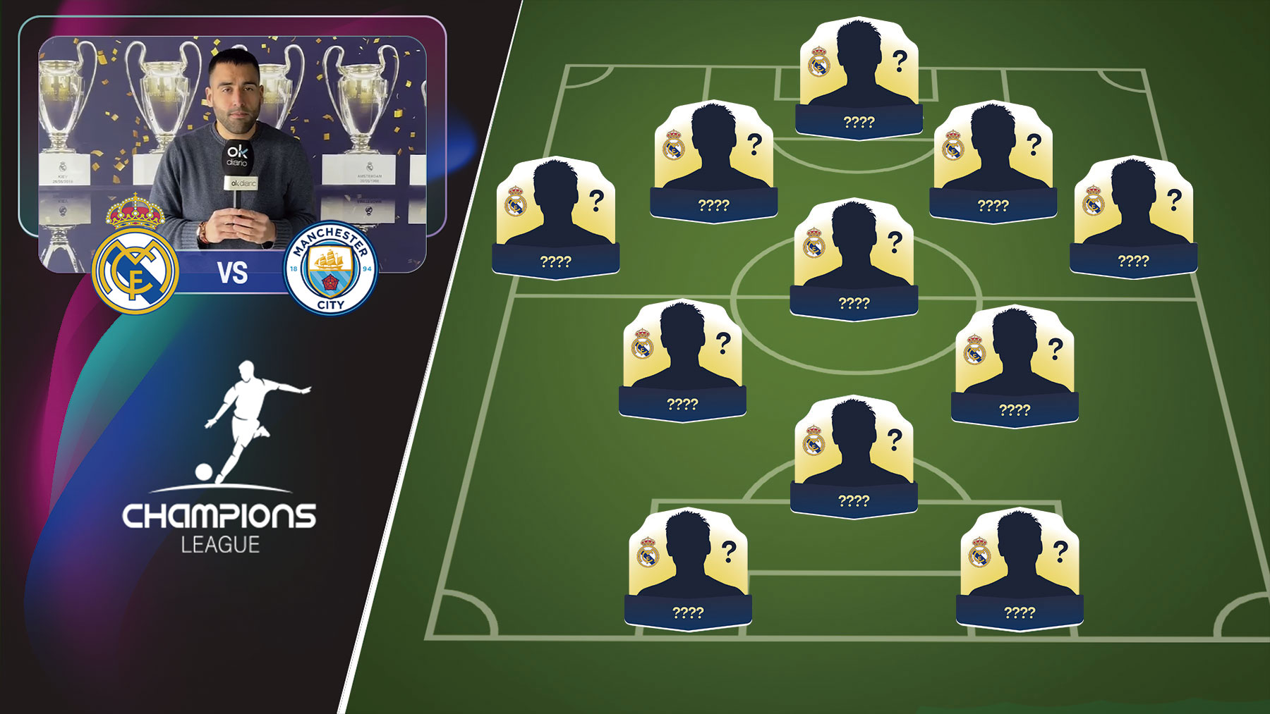 Alineación del Real Madrid contra el Manchester City: Thiago será titular y Arbeloa tiene dos dudas