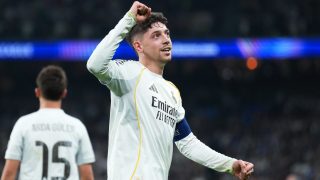 Fede Valverde celebrando un gol.(Gettyimages)