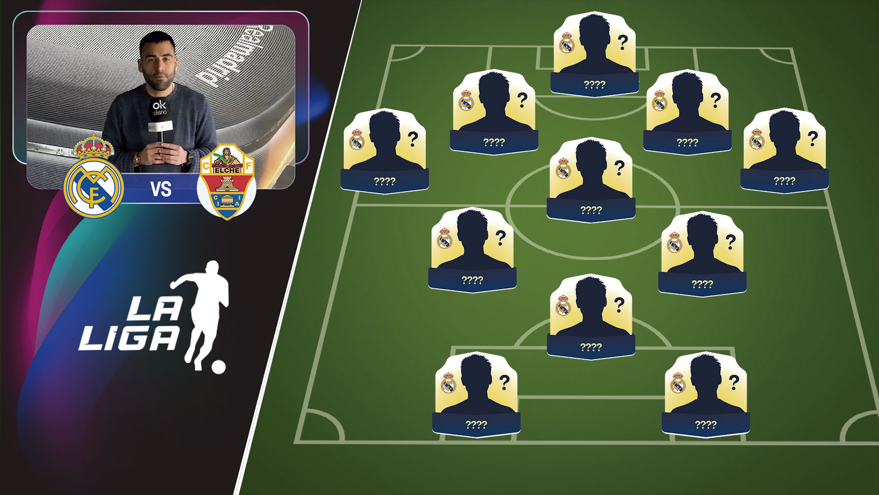 Alineación del Real Madrid contra el Elche: Manuel Ángel puede dar un paso más