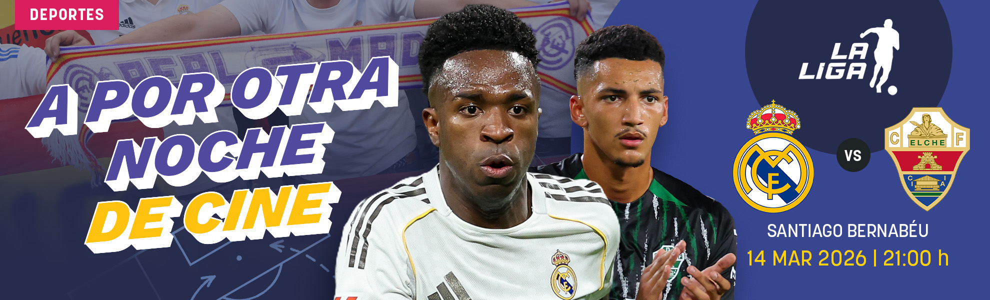 Real Madrid - Elche: otra noche de cine en el Bernabéu