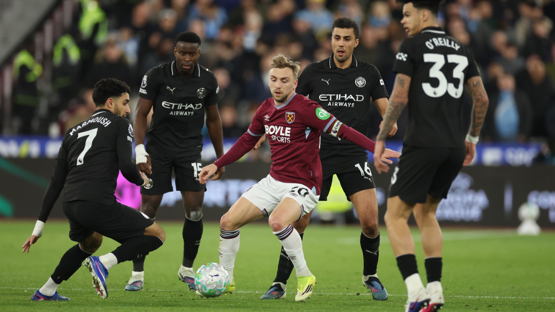 El City cae en barrena: empata ante el West Ham y se despide de la Premier