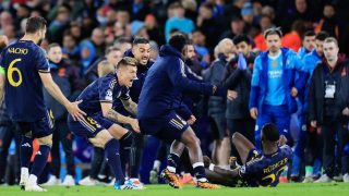 El Real Madrid tras eliminar al Manchester City en Champions. (Europa Press)