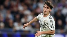 Manuel Ángel, en un partido con el RealMadrid. (Getty)