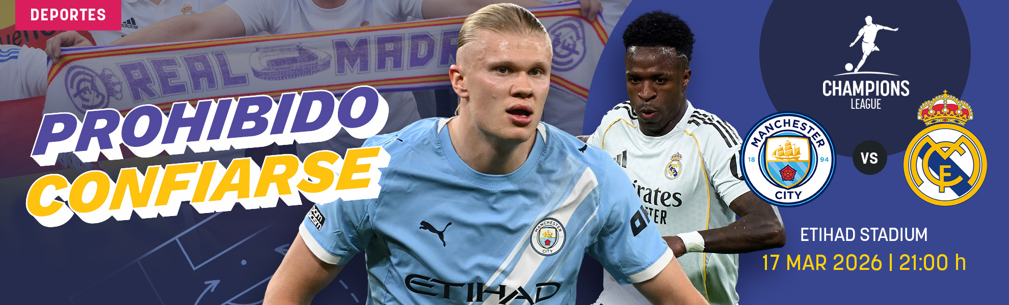 Manchester City-Real Madrid: prohibido confiarse