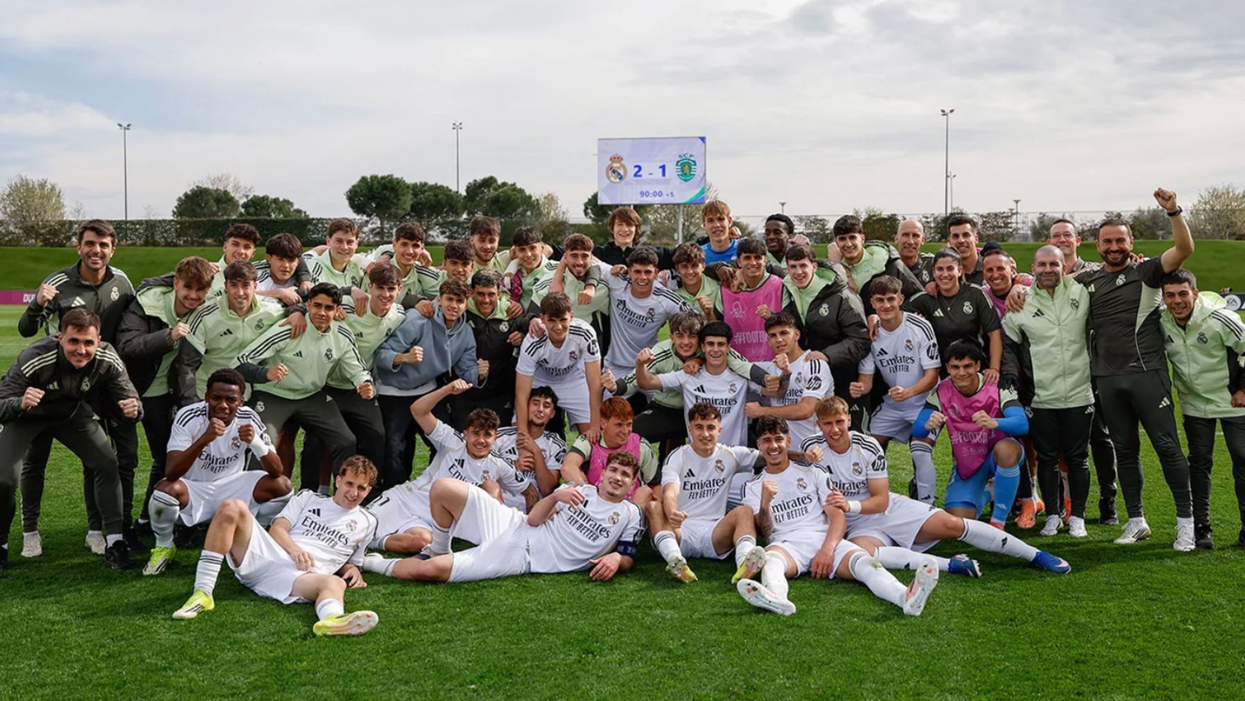 El Real Madrid logra una remontada que vale la Final Four y sigue soñando con su segunda Youth League