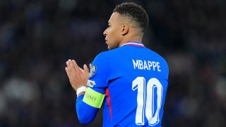 Kylian Mbappé, durante su último partido con Francia. (Getty)