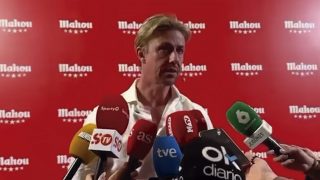 Guti, en el derbi de Mahou. (OKDIARIO)