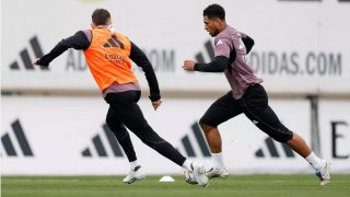 Bellingham, en un entrenamiento. (Realmadrid.com)