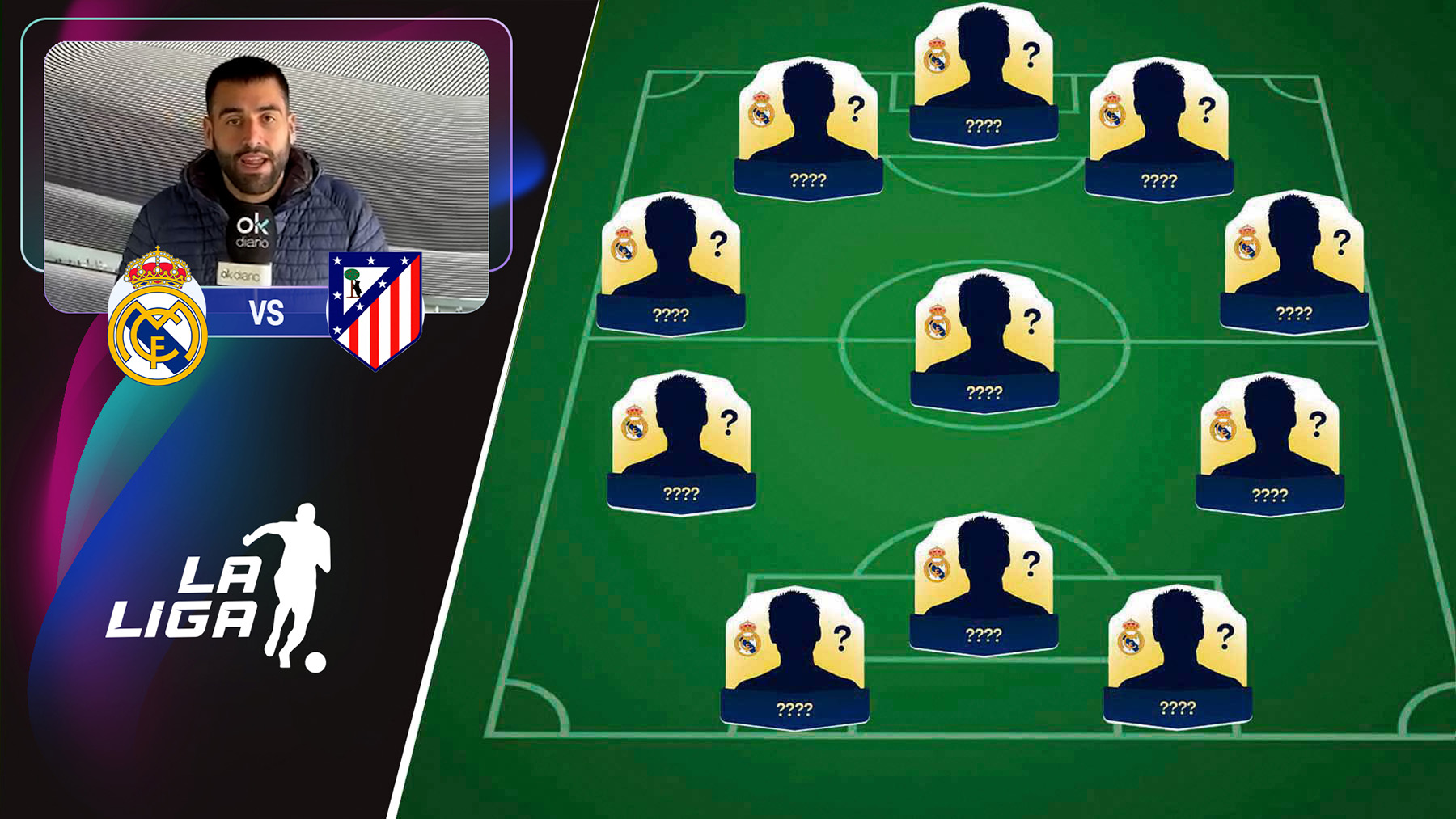 Alineación del Real Madrid contra el Atlético: Mbappé será titular y la duda está en el lateral izquierdo