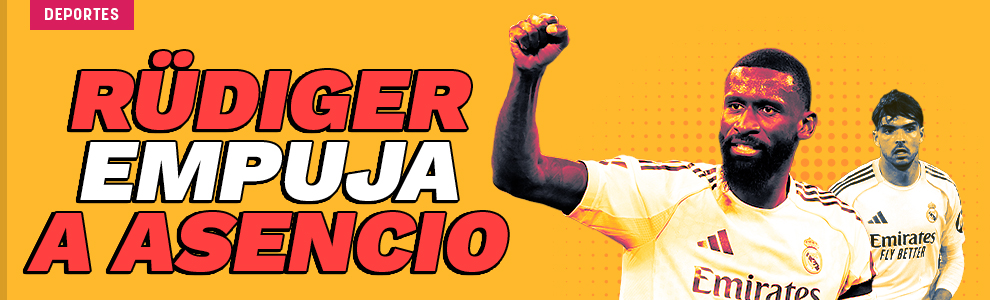 Rüdiger empuja a Asencio