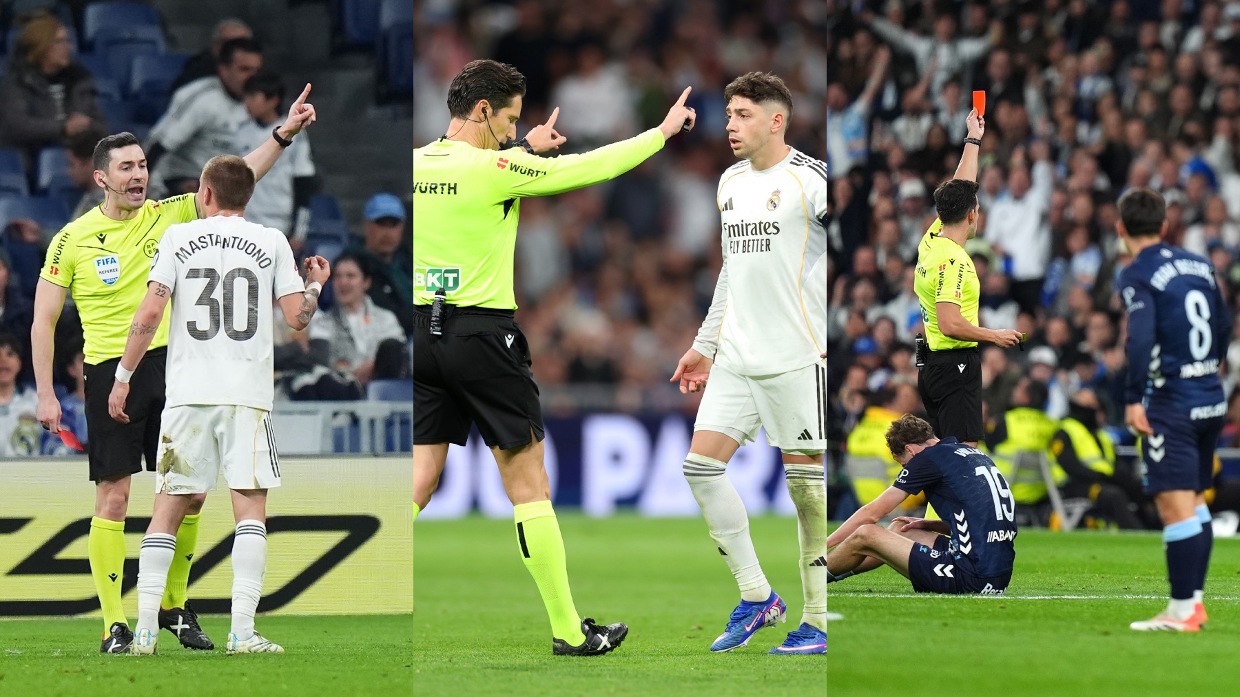 El Madrid va camino de batir récord de rojas y es el segundo equipo que menos faltas hace en la Liga