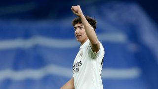 Mario Martín, con el Real Madrid.