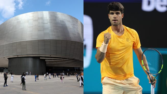 Carlos Alcaraz entrenará en el Bernabéu durante el Mutua Madrid Open.