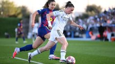 Imagen del Real Madrid femenino – Barcelona de la Champions League. (Getty)