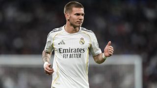 Mastantuono en un partido del Real Madrid. (Europa Press)