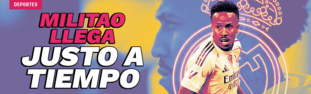 Militao llega justo a tiempo