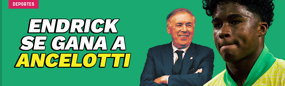 Endrick se gana a Ancelotti: Va a ser el futuro de Brasil sin duda
